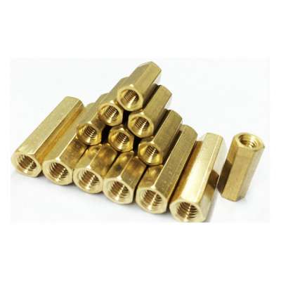 Female to female threaded hex brass standoff M6