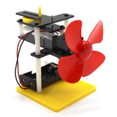 self-made fan model toys STEM DIY educational toys  Science fabrication kits