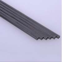 Round- square pultusion carbon tubes, pultruded carbon fiber tubing 2*2*1mm