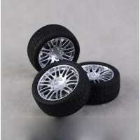 DIY toys accessories 35mm natural rubber wheel model tires, diameter of bore is 3mm