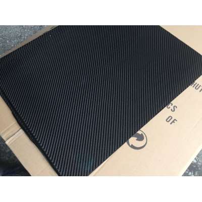 3K plain carbon weaving 100% real carbon fiber laminated sheet 2MM