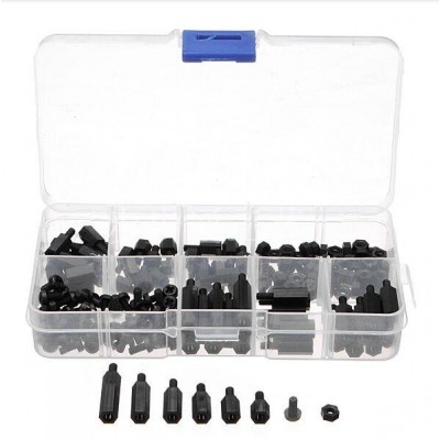 M3 Nylon Standoff, Hex Spacers/ Screws/ Nuts Assorted Kit