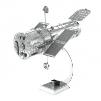 3D Metal Puzzle Fascinations Hubble Telescope, Construction Toy -1 Board, Ages 14 +