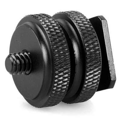 Custom double threaded camera screw